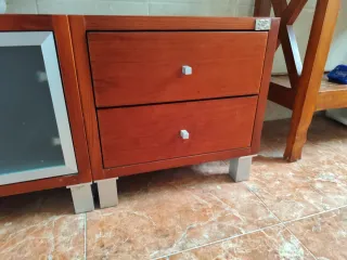 Mobile bagno in legno e metallo