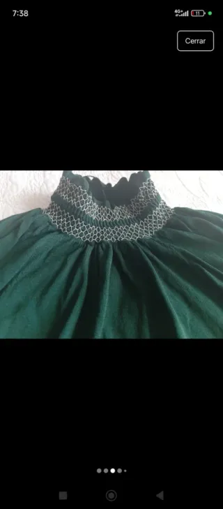 Zara Blusa Verde Mujer