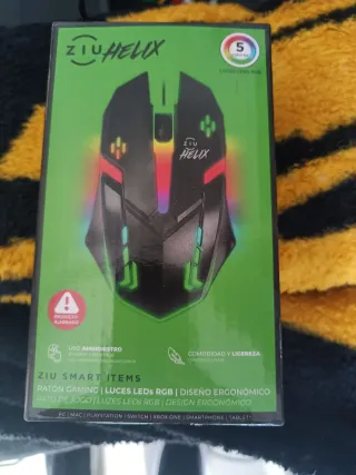 Ratón Gaming Ziu Helix RGB Ergonómico