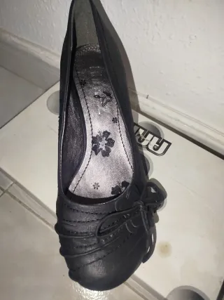 Zapatos de tacón negros talla 37