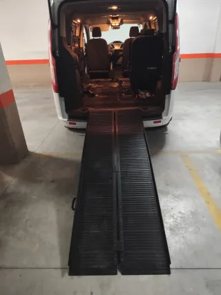 Rampa plegable para coche