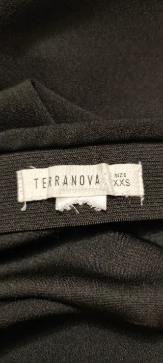 Minigonna Terranova Nera Zip