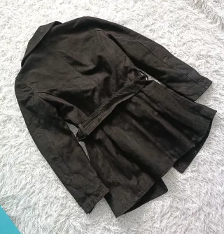 Giacca Vera Pelle Vintage Tg 44 Marrone