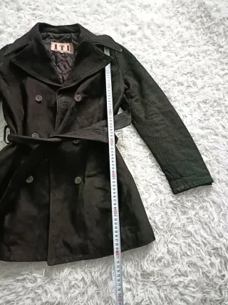 Giacca Vera Pelle Vintage Tg 44 Marrone