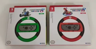 Volantes Hori Mario Kart 8 Deluxe Mario y Luigi.