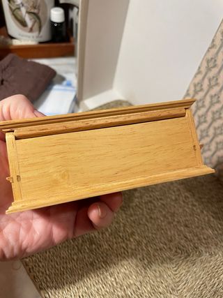 Cassapanca per casa delle bambole