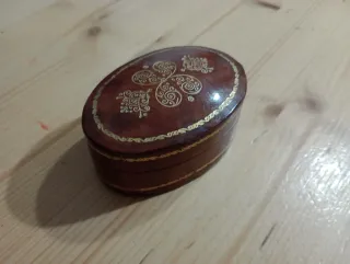 Cofanetto portagioie ovale