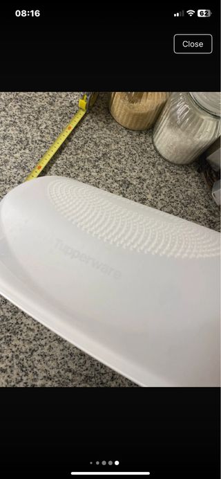 Formaggiera Tupperware bianca