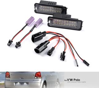 2 uds Canbus LED luz de placa de matrícula para V.