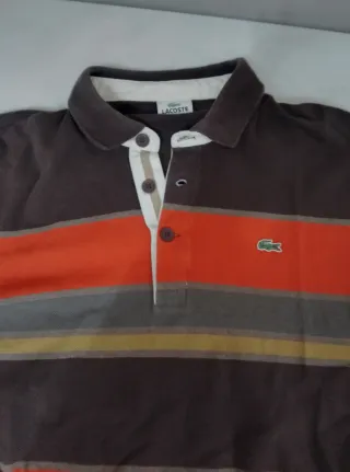 Polo Lacoste vintage a righe