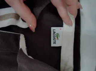 Polo Lacoste vintage a righe