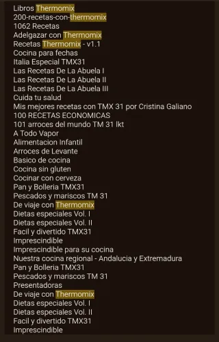 Thermomix TM31 con accesorios +47 libros digitales