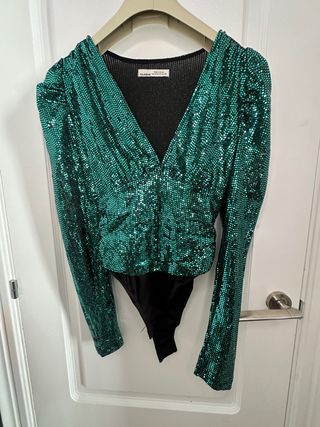 Body lentejuelas Pull&Bear