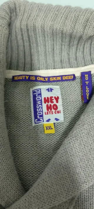 Jersey lana grecas invierno hombre XXL.