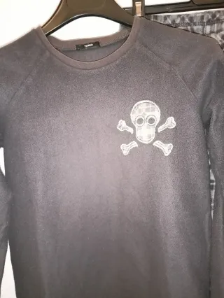 Pigiama Tezenis bambino teschio e quadri