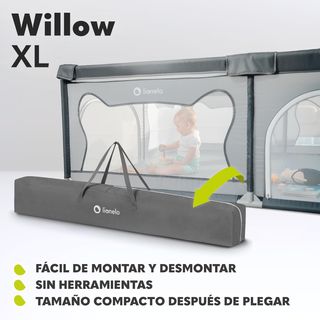 LIONELO Willow - Parco giochi XL, 0-48 mesi