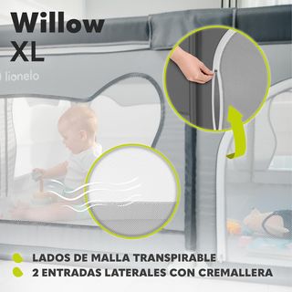 LIONELO Willow - Parco giochi XL, 0-48 mesi