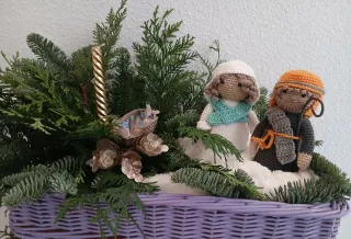 Nacimiento Crochet Hecho a Mano