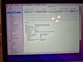 Macbook Pro 2015 500GB Batería y cargador nuevos