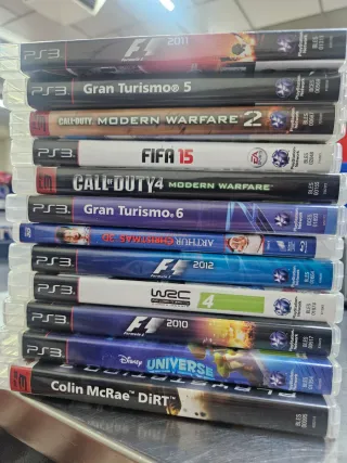 Lote Juegos PS3: F1, FIFA, Call of Duty, Gran Turi