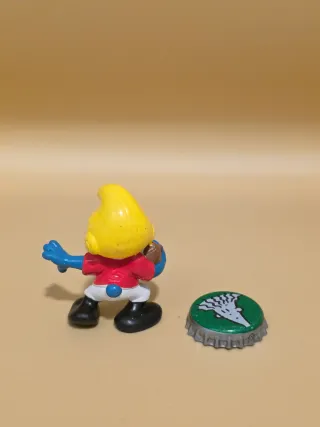 Figuras Pitufos Fútbol Americano Rugby Peyo