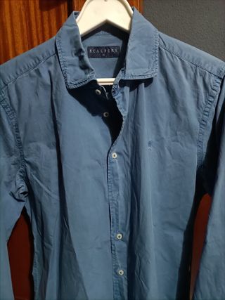 Camisa Scalpers Azul Talla M