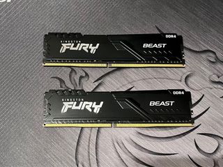 Kit 32GB RAM Kingston Fury DDR4 (2x16GB) 3200mhz