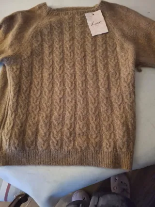 Jersey Lutio Mohair Marrón Talla Única