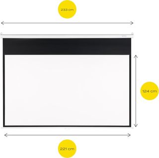 OVERMAX Screen Pantalla de proyección con trípode,