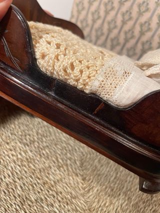 Letto a barca per casa delle bambole