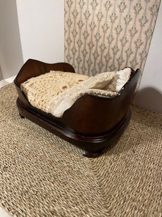 Letto a barca per casa delle bambole