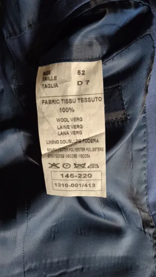 Abito completo uomo Angelico taglia 48