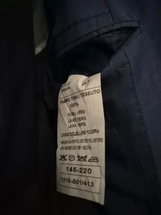 Abito completo uomo Angelico taglia 48