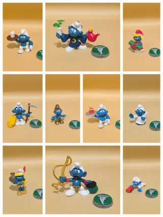 Lote Figuras Pitufos Schleich Peyo