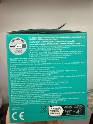 Calienta biberones Bebeconfort digital portátil