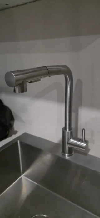 Muebles de cocina blancos y Electros