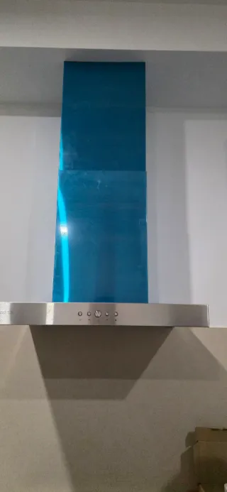 Muebles de cocina blancos y Electros