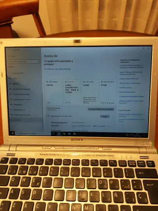 Sony Vaio VGN portátil