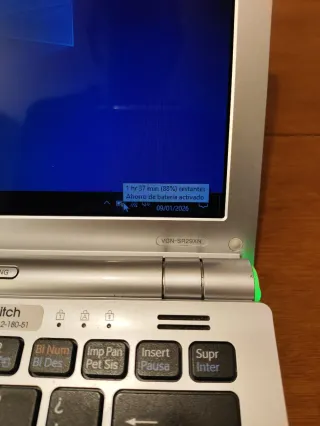 Sony Vaio VGN portátil