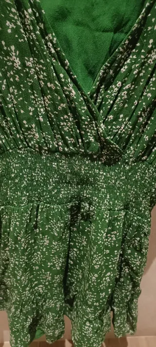 Vestido Brownie verde talla S