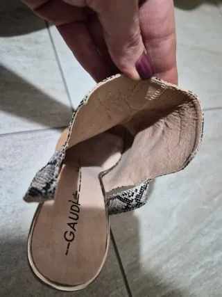Sandali Gaudi Camoscio Pitone