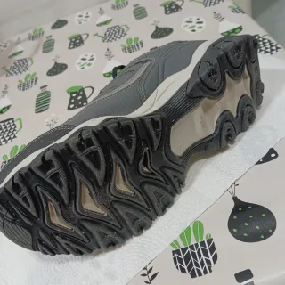 Zapatillas Skechers Gris Naranja