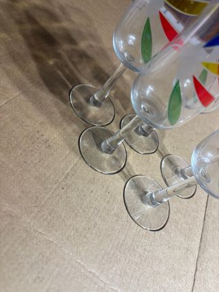 Set 5 Bicchieri Flûte Murano