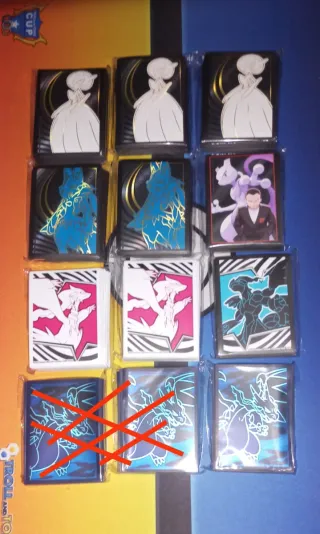 10x Paquetes 65 fundas ETB cartas Pokemon
