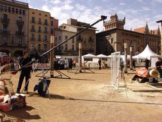 Grúa para cámara de vídeo profesional