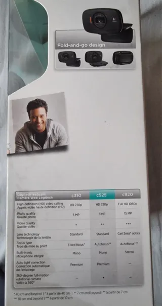 Logitech Cámara Web HD 720p