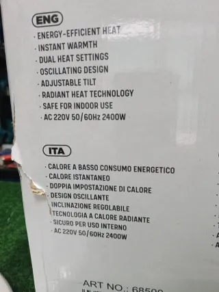 Stufa a piantana 2400W