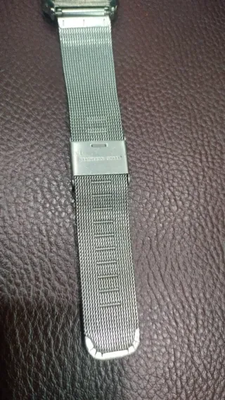 Orologio Calvin Klein Uomo Quadrato Nero Argento