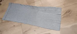 Falda Zara plateada talla S