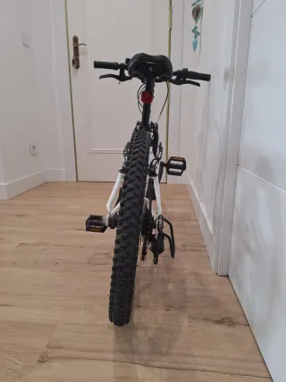 Bicicleta Infantil Rockrider Blanca